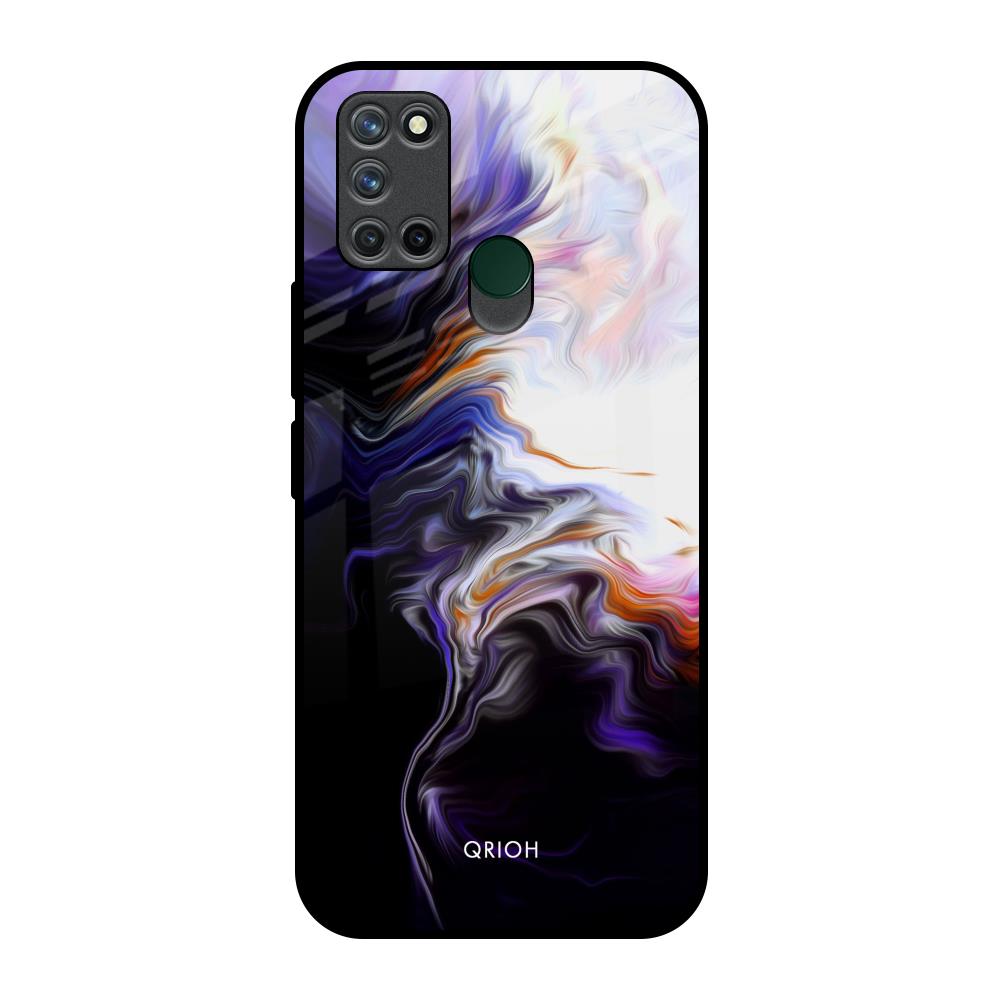 Enigma Smoke Realme 7i Glass Back Cover Online