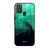 Scarlet Amber Realme 7i Glass Back Cover Online