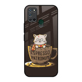 Tea With Kitty Realme 7i Glass Back Cover Online