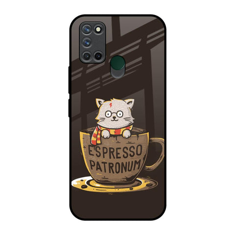 Tea With Kitty Realme 7i Glass Back Cover Online