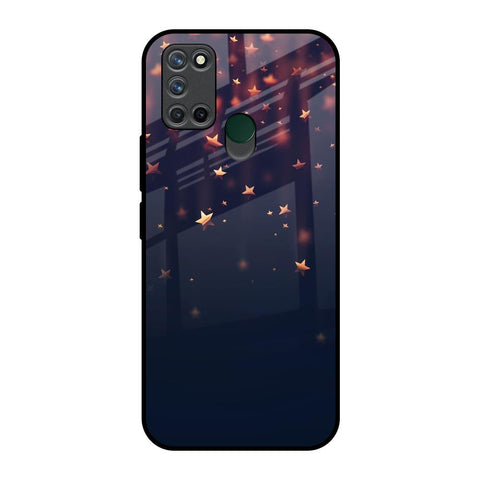 Falling Stars Realme 7i Glass Back Cover Online