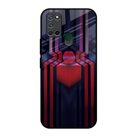 Super Art Logo Realme 7i Glass Back Cover Online