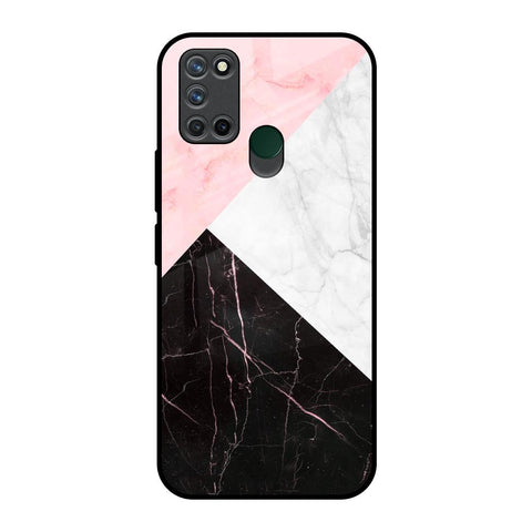 Marble Collage Art Realme 7i Glass Back Cover Online