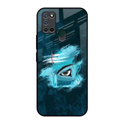Power Of Trinetra Realme 7i Glass Back Cover Online