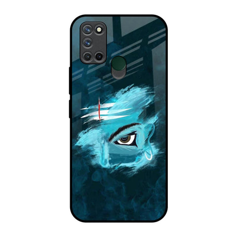 Power Of Trinetra Realme 7i Glass Back Cover Online