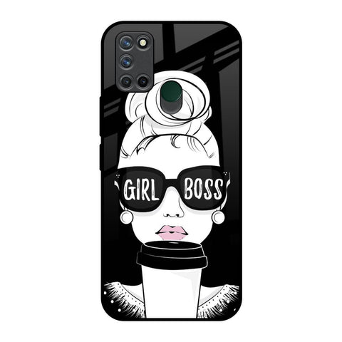 Girl Boss Realme 7i Glass Back Cover Online