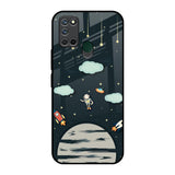 Astronaut Dream Realme 7i Glass Back Cover Online