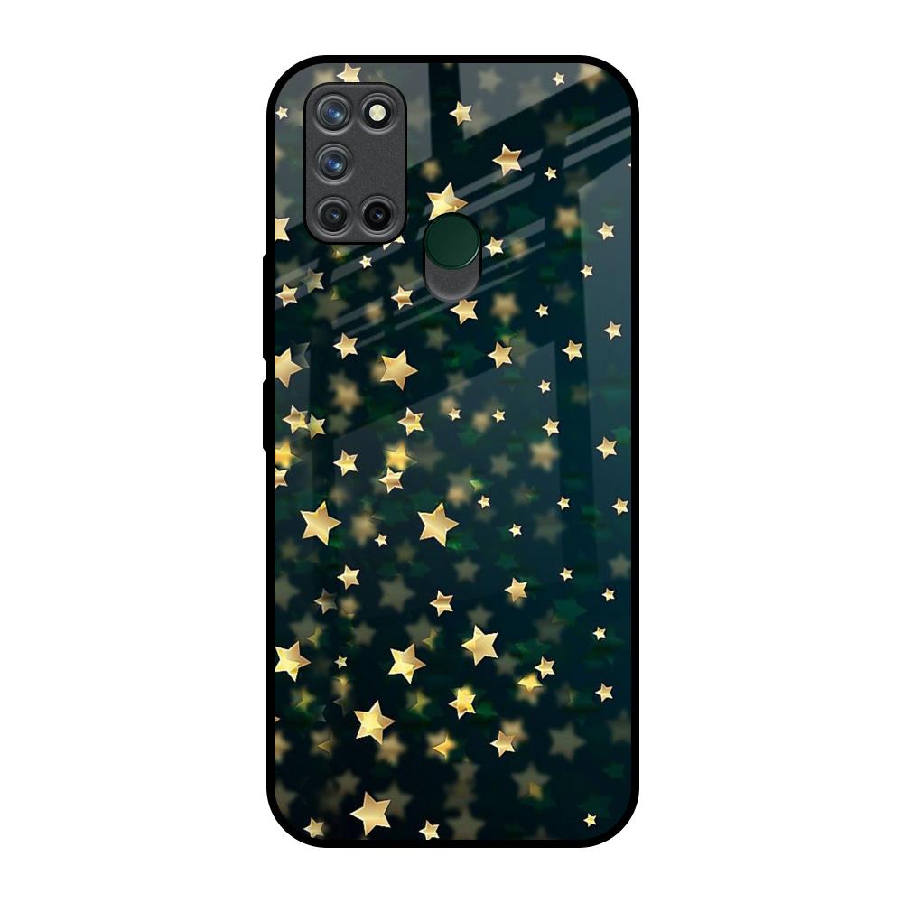 Dazzling Stars Realme 7i Glass Back Cover Online
