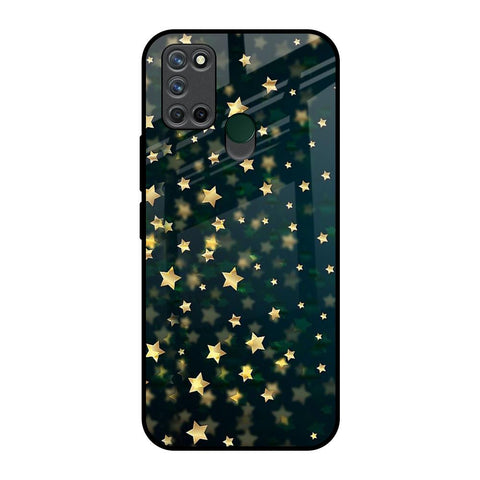 Dazzling Stars Realme 7i Glass Back Cover Online