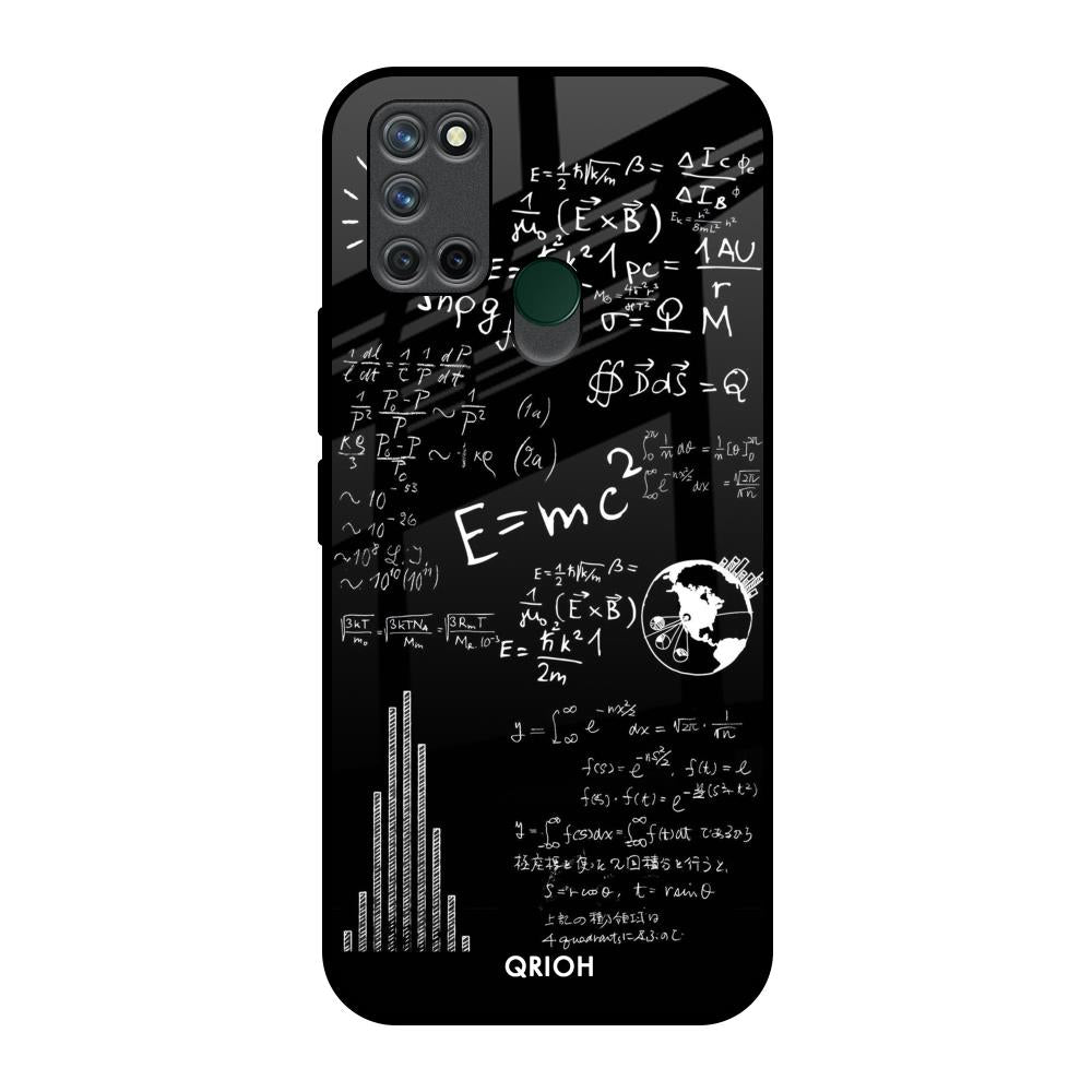 Funny Math Realme 7i Glass Back Cover Online