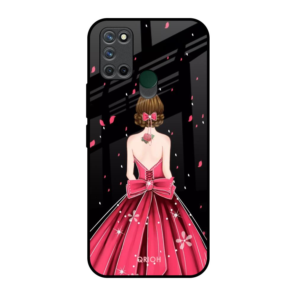 Fashion Princess Realme 7i Glass Back Cover Online
