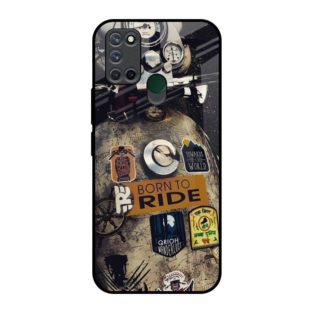 Ride Mode On Realme 7i Glass Back Cover Online