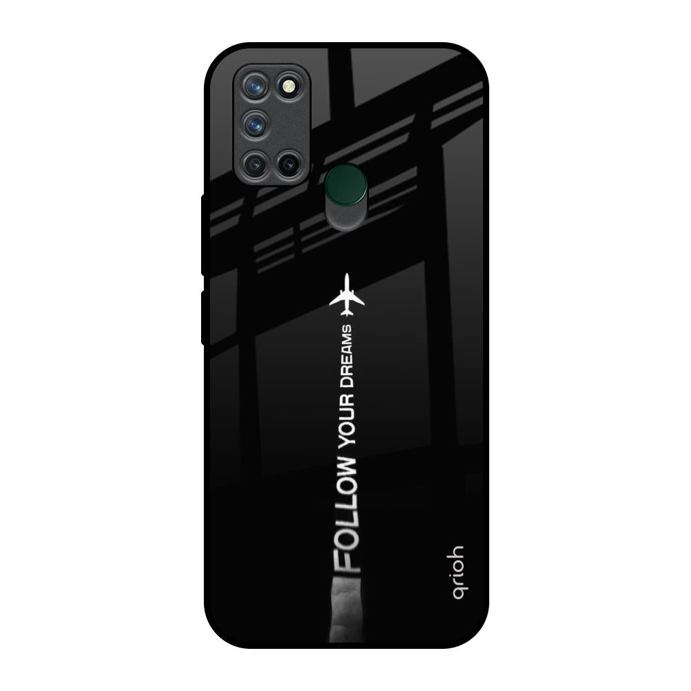 Follow Your Dreams Realme 7i Glass Back Cover Online