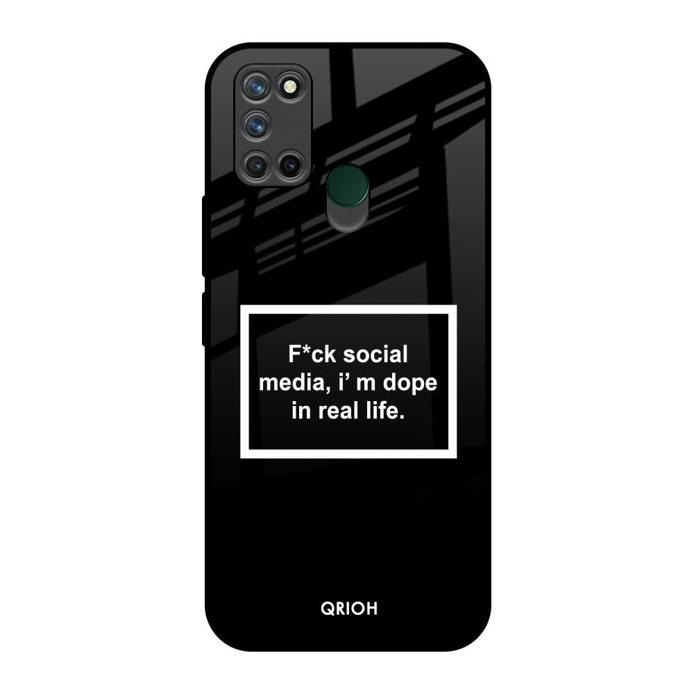 Dope In Life Realme 7i Glass Back Cover Online