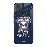 Struggling Panda Realme 7i Glass Back Cover Online
