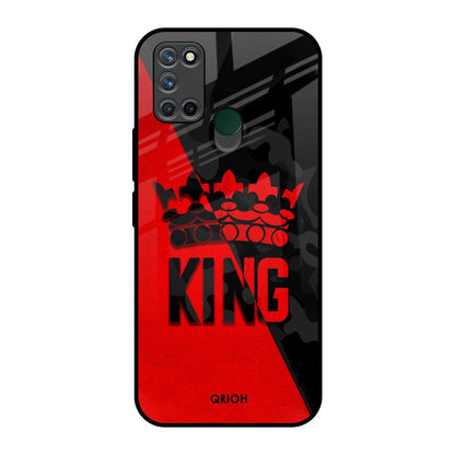 I Am A King Realme 7i Glass Back Cover Online