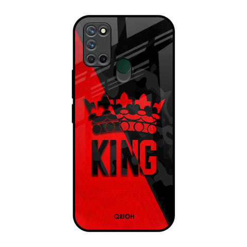 I Am A King Realme 7i Glass Back Cover Online