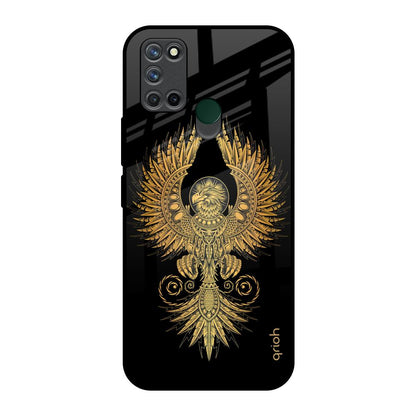Mythical Phoenix Art Realme 7i Glass Back Cover Online
