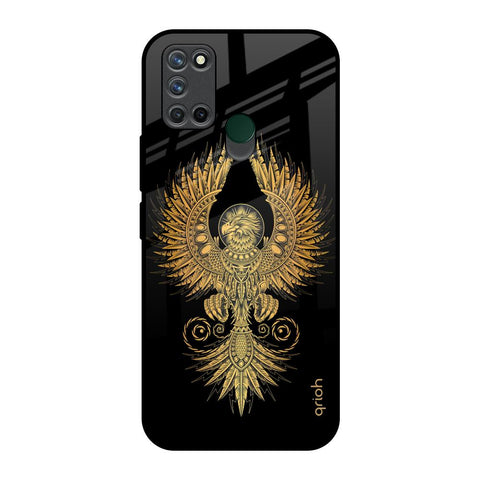 Mythical Phoenix Art Realme 7i Glass Back Cover Online