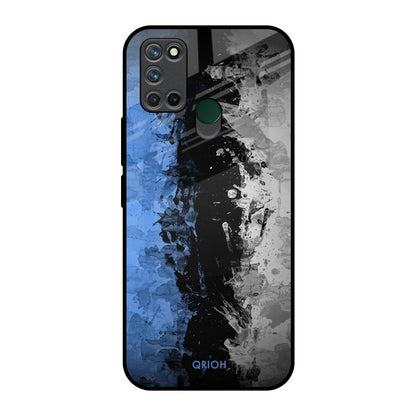 Dark Grunge Realme 7i Glass Back Cover Online