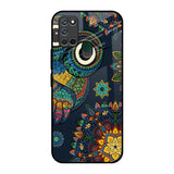 Owl Art Realme 7i Glass Back Cover Online