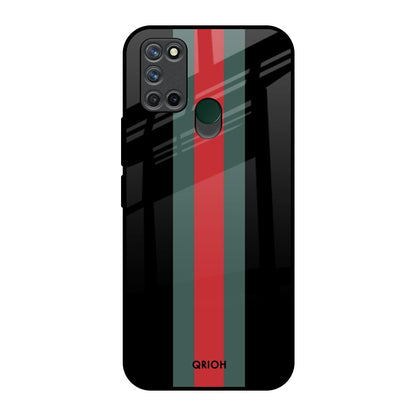 Vertical Stripes Realme 7i Glass Back Cover Online