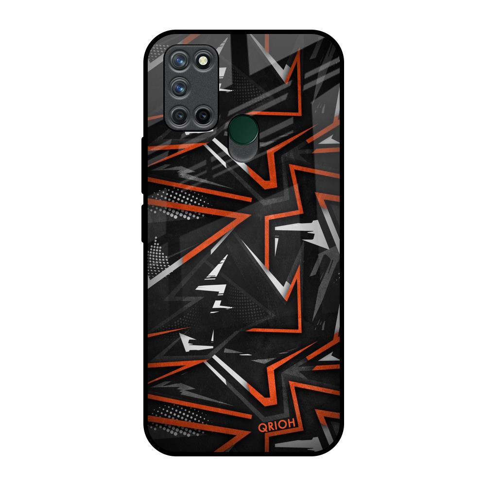 Vector Art Realme 7i Glass Back Cover Online