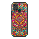 Elegant Mandala Realme 7i Glass Back Cover Online