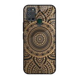 Luxury Mandala Realme 7i Glass Back Cover Online