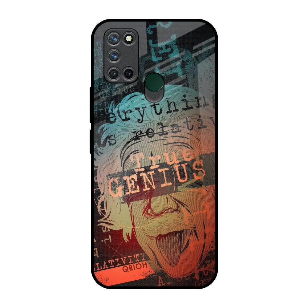 True Genius Realme 7i Glass Back Cover Online