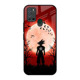 Winter Forest Realme 7i Glass Back Cover Online