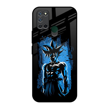 Splatter Instinct Realme 7i Glass Back Cover Online