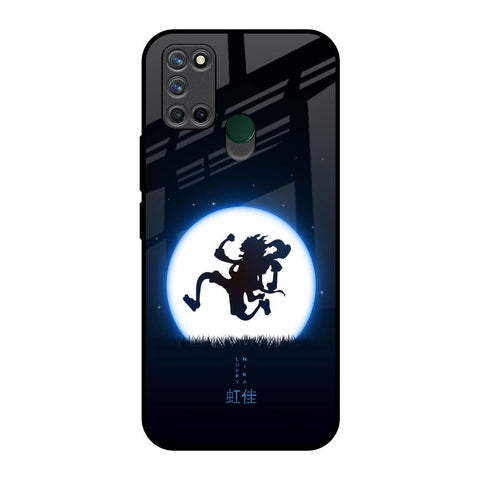 Luffy Nika Realme 7i Glass Back Cover Online