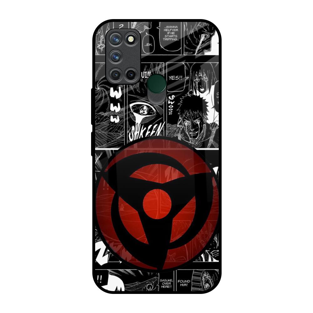 Sharingan Realme 7i Glass Back Cover Online
