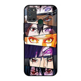 Anime Eyes Realme 7i Glass Back Cover Online