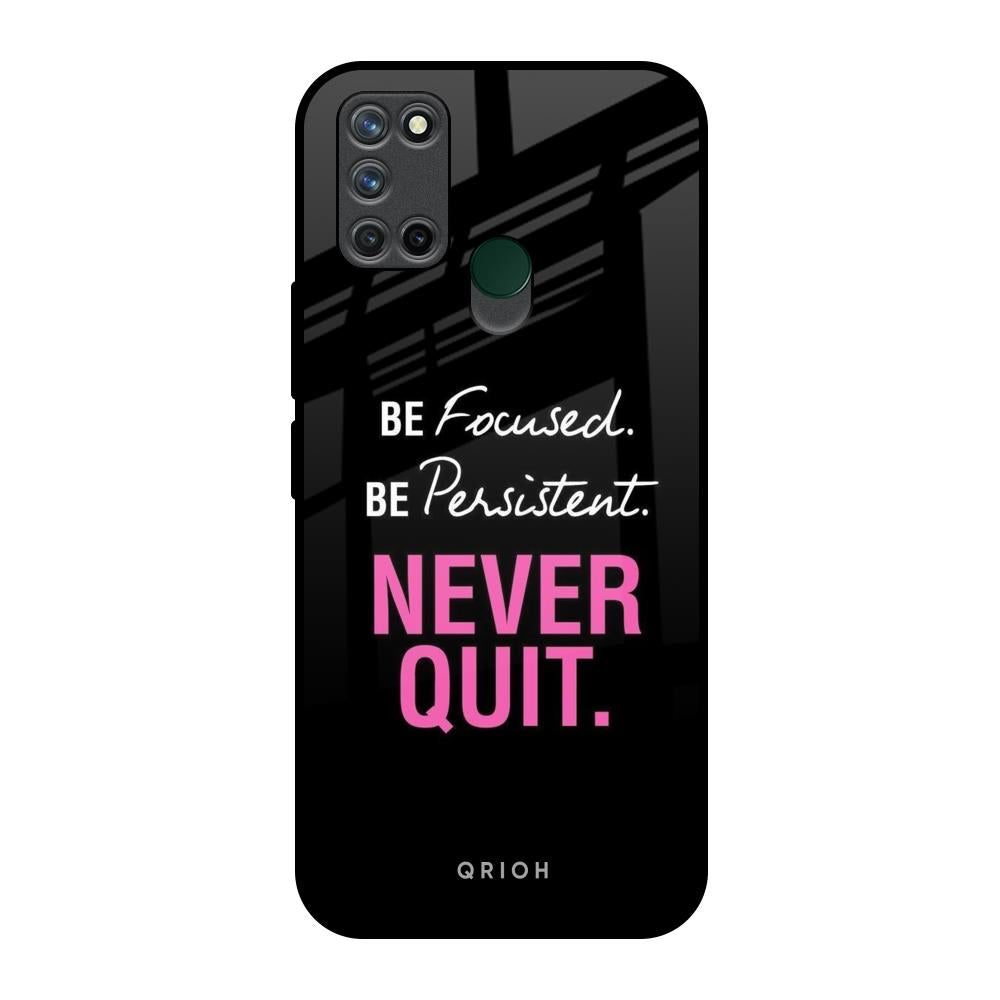 Be Focused Realme 7i Glass Back Cover Online