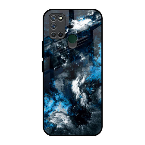 Cloudy Dust Realme 7i Glass Back Cover Online