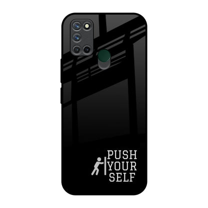 Push Your Self Realme 7i Glass Back Cover Online