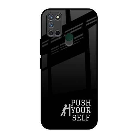 Push Your Self Realme 7i Glass Back Cover Online