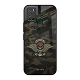 Army Warrior Realme 7i Glass Back Cover Online