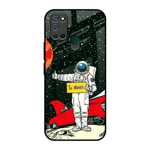 Astronaut on Mars Realme 7i Glass Back Cover Online