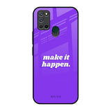Make it Happen Realme 7i Glass Back Cover Online