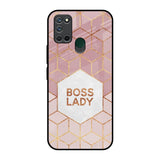 Boss Lady Realme 7i Glass Back Cover Online