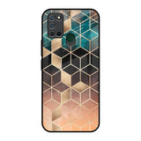 Bronze Texture Realme 7i Glass Back Cover Online
