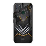Black Warrior Realme 7i Glass Back Cover Online