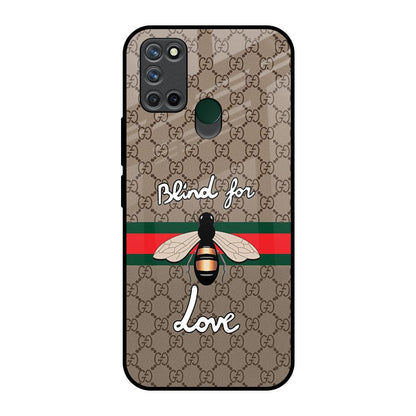 Blind For Love Realme 7i Glass Back Cover Online