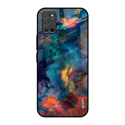 Cloudburst Realme 7i Glass Back Cover Online