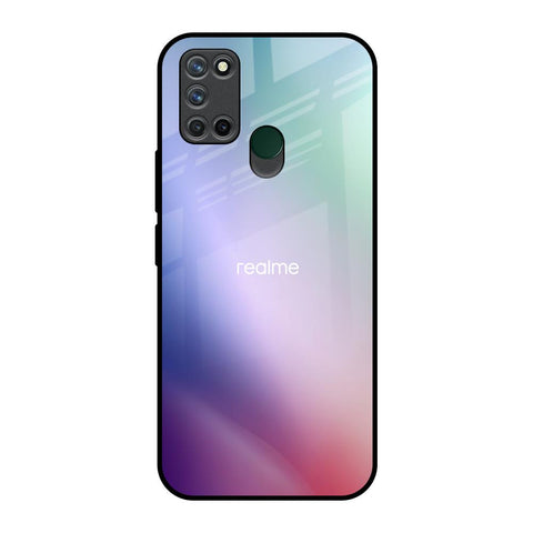 Abstract Holographic Realme 7i Glass Back Cover Online