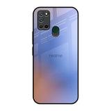 Blue Aura Realme 7i Glass Back Cover Online