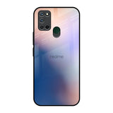 Blue Mauve Gradient Realme 7i Glass Back Cover Online